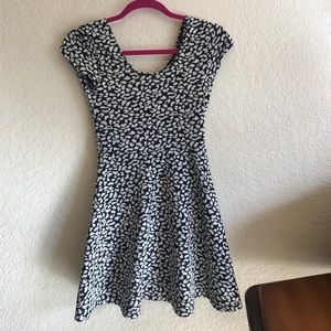 Black and white dress size medium